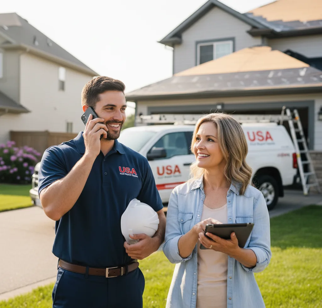 USA Roof Repair Experts customer support in Euless